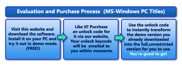 Dauntless Aviation PC Software registration process.